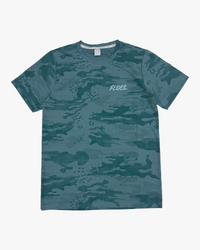 Turquoise Camo T-shirt