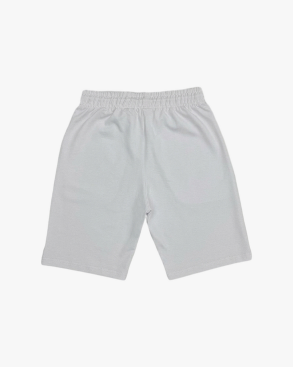 White Pattern Floes Shorts