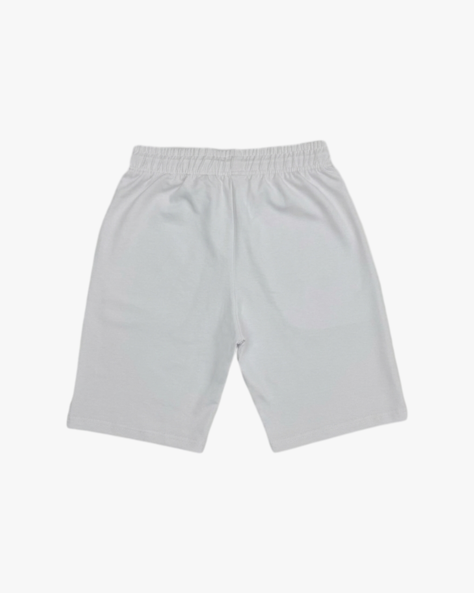 White Pattern Floes Shorts