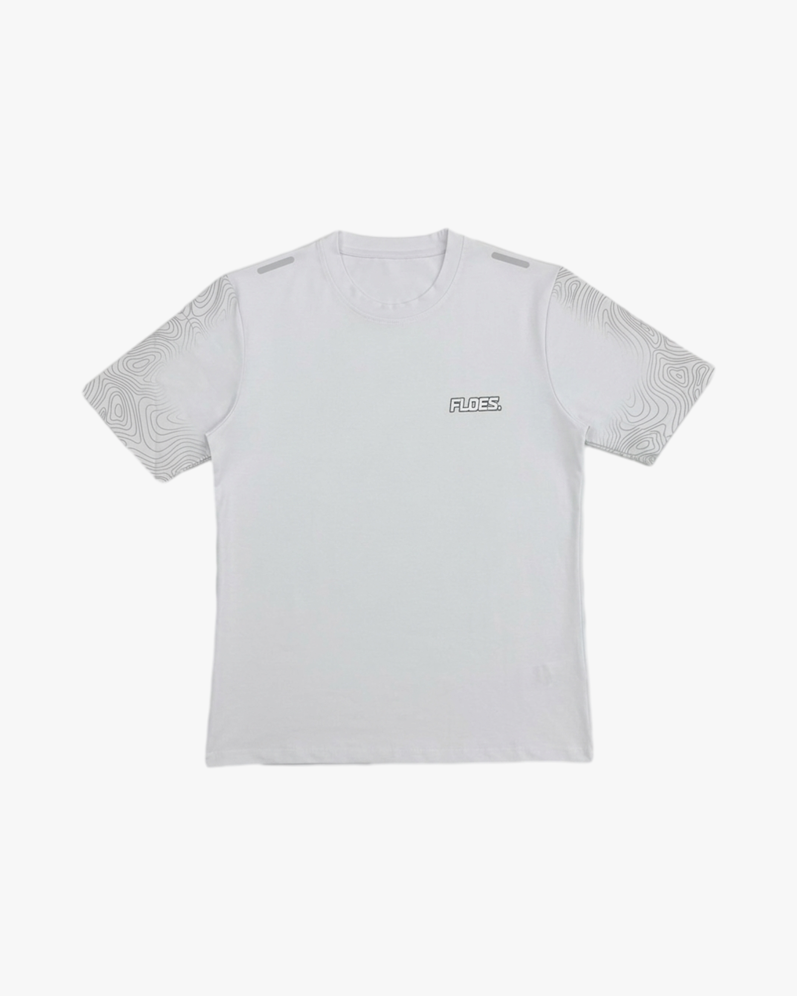 White Pattern Floes Tee