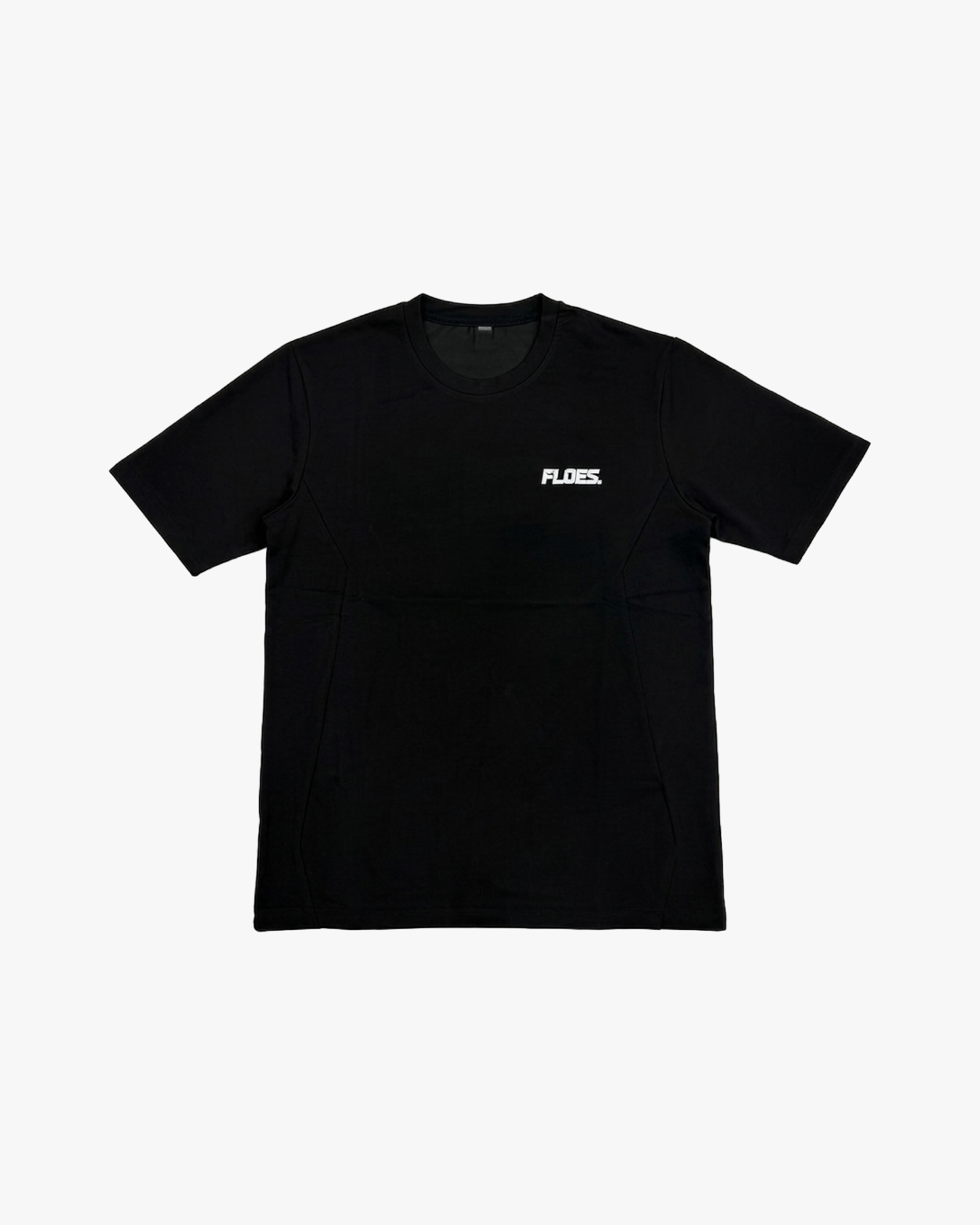 Black Regular Floes Tee