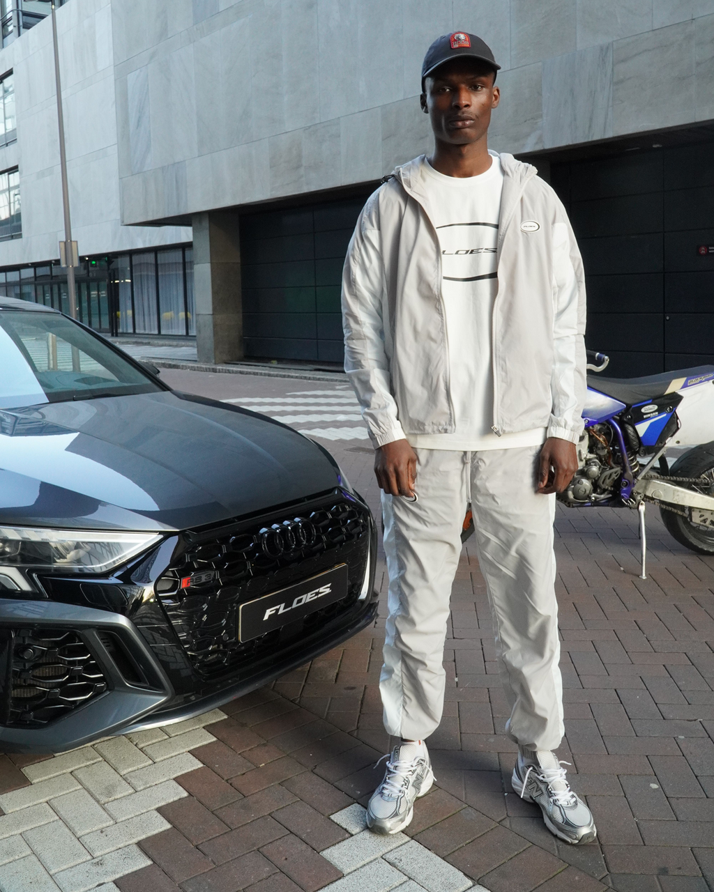 Floes Grey Hooded Track Jacket